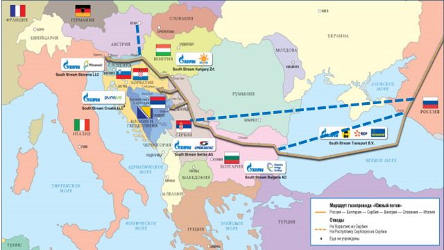 South Stream changes 2014
